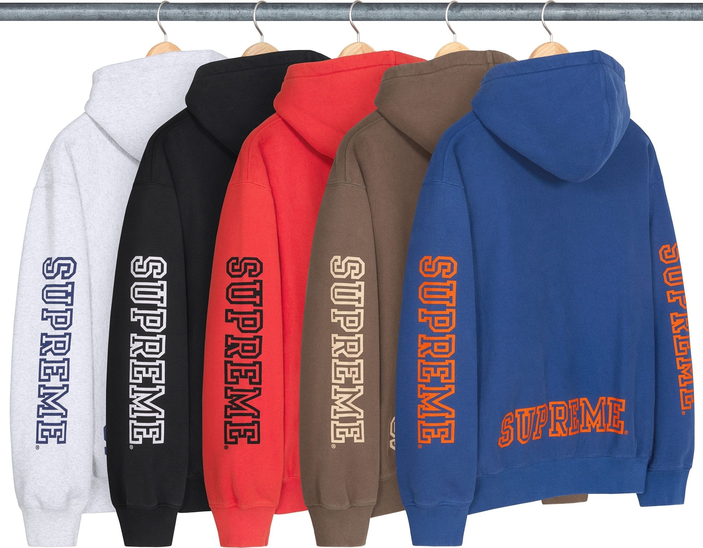 Collegiate Sleeve Hooded Sweatshirt